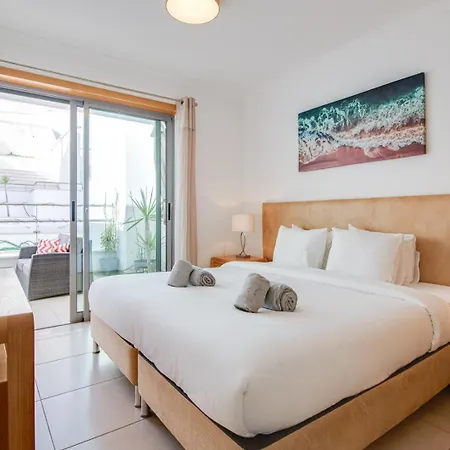 Appartement Relax By The Sea 1bd Retreat Pool Wifi Ac Olhos de Agua (Albufeira)